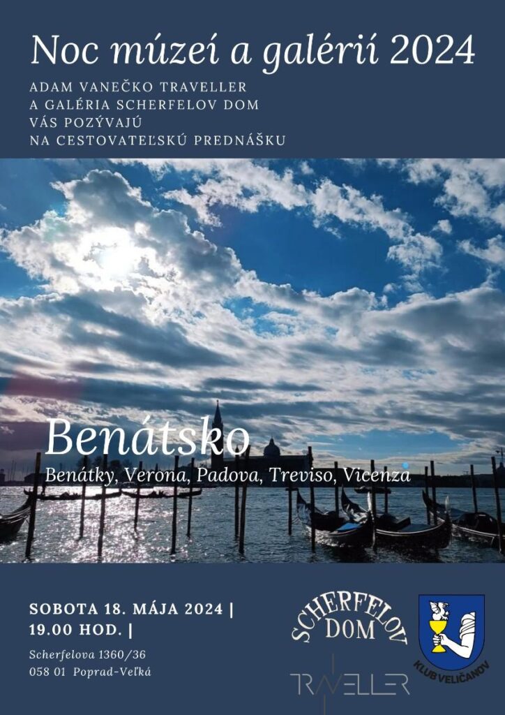 Deň múzeí a galérií 2024 - Benátsko-cestovateľský večer