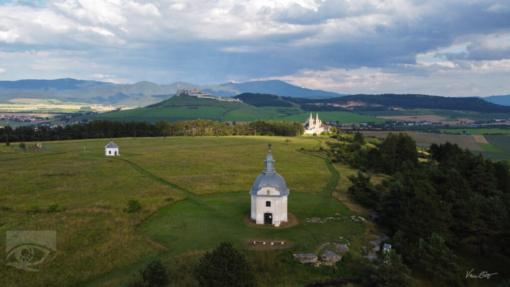 Jerozolima Spiska, kaplica św. Jana Nepomucena i kaplica św. Rozalii (symboliczny pałac Heroda)