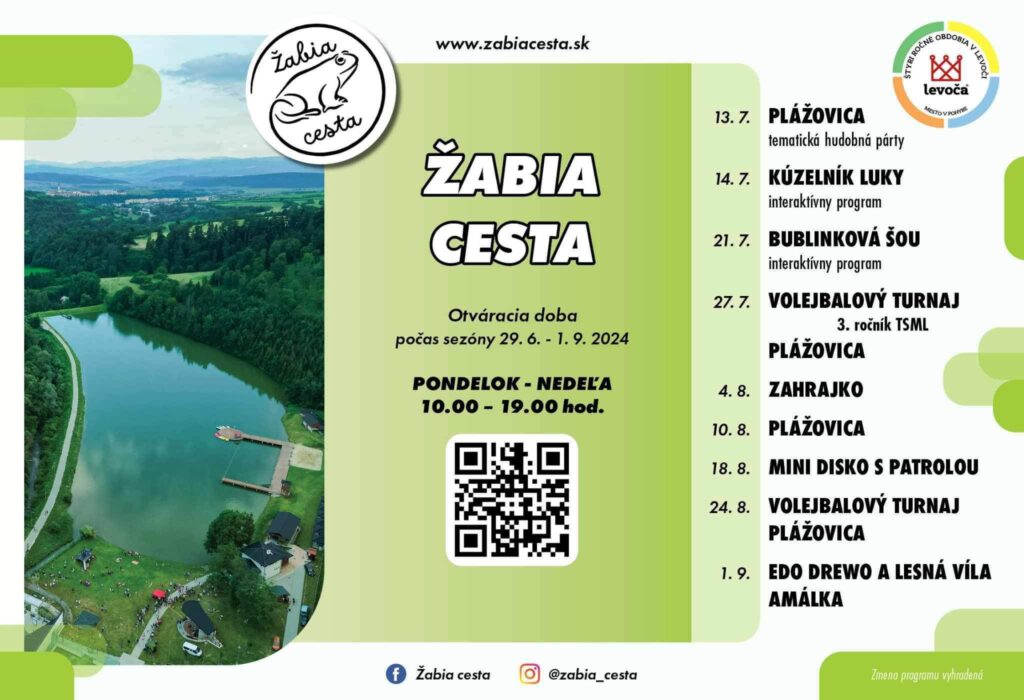 Žabia cesta program