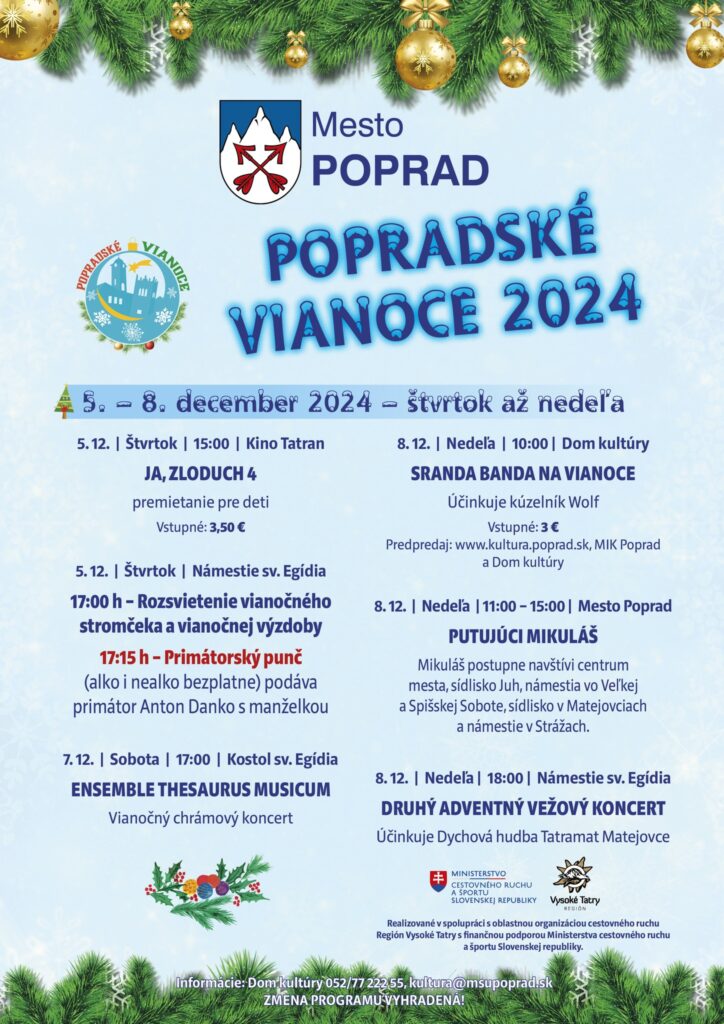 Poprad Christmas 2024.