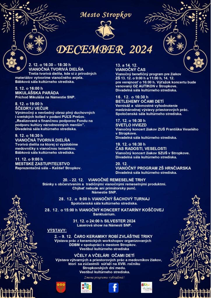 December Stropkovban