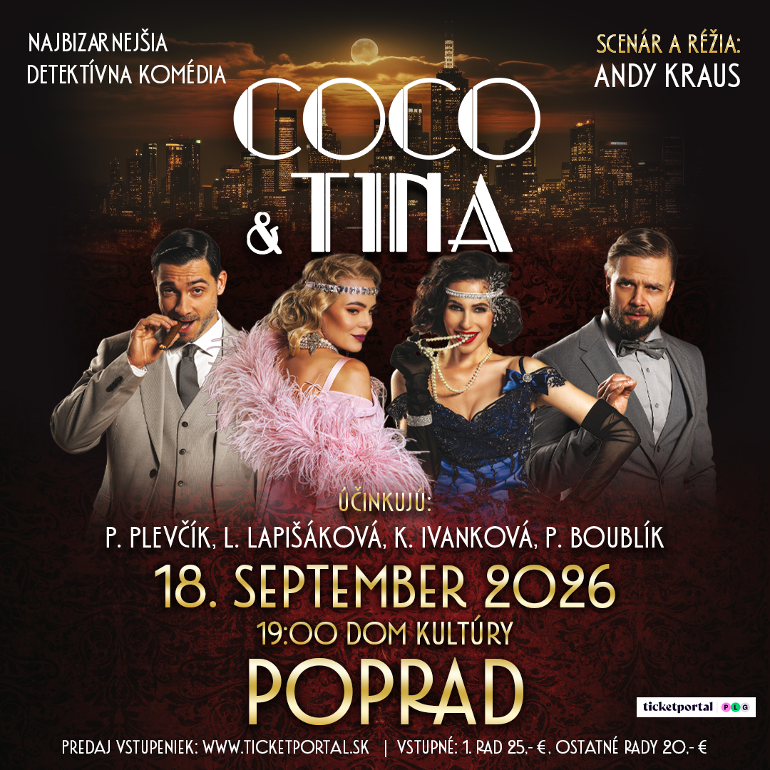 Plagát: Komédia COCO a TINA