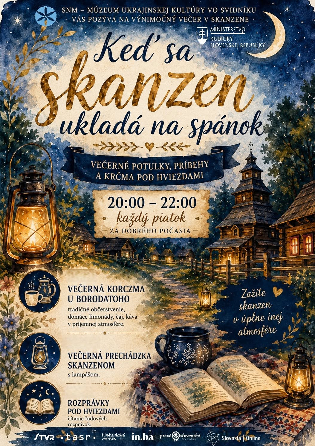 Keď sa skanzen ukladá na spánok