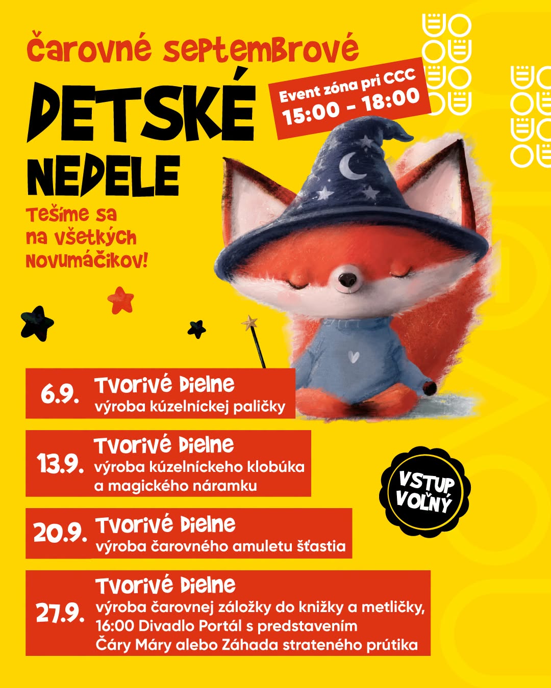Plagát: Detské nedele v Novume
