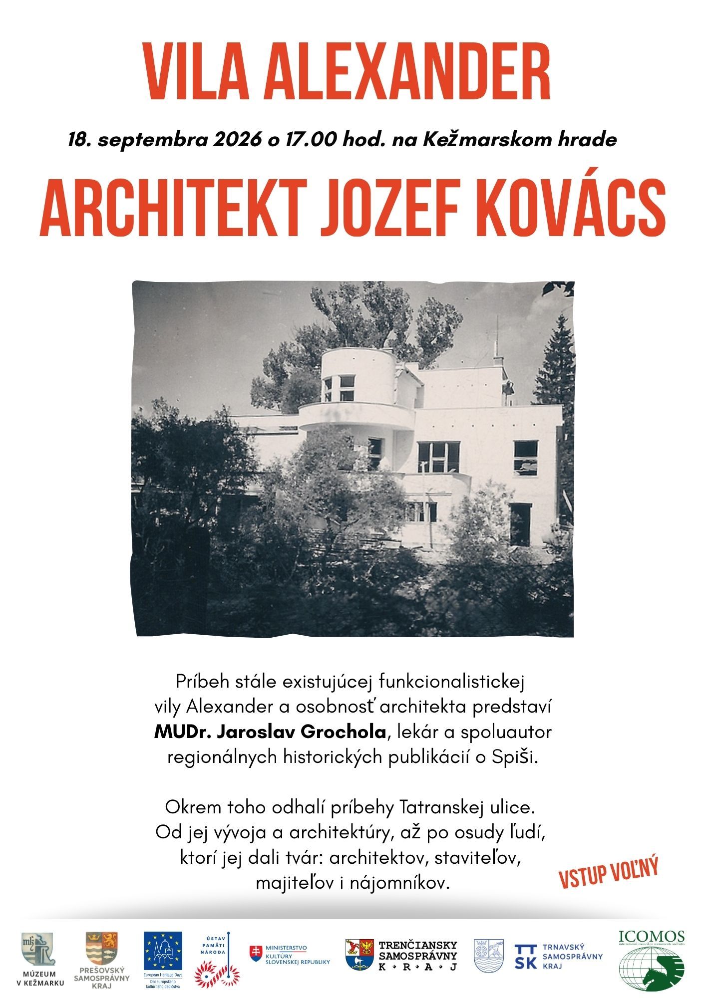Plagát: Vila Alexander Architekt Jozef Kovács