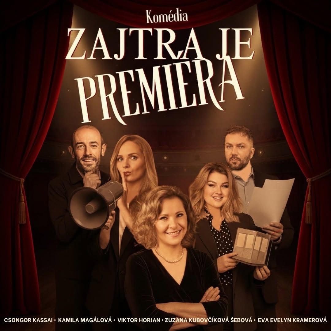 Plagát: Divadelná komédia – Zajtra je premiéra!
