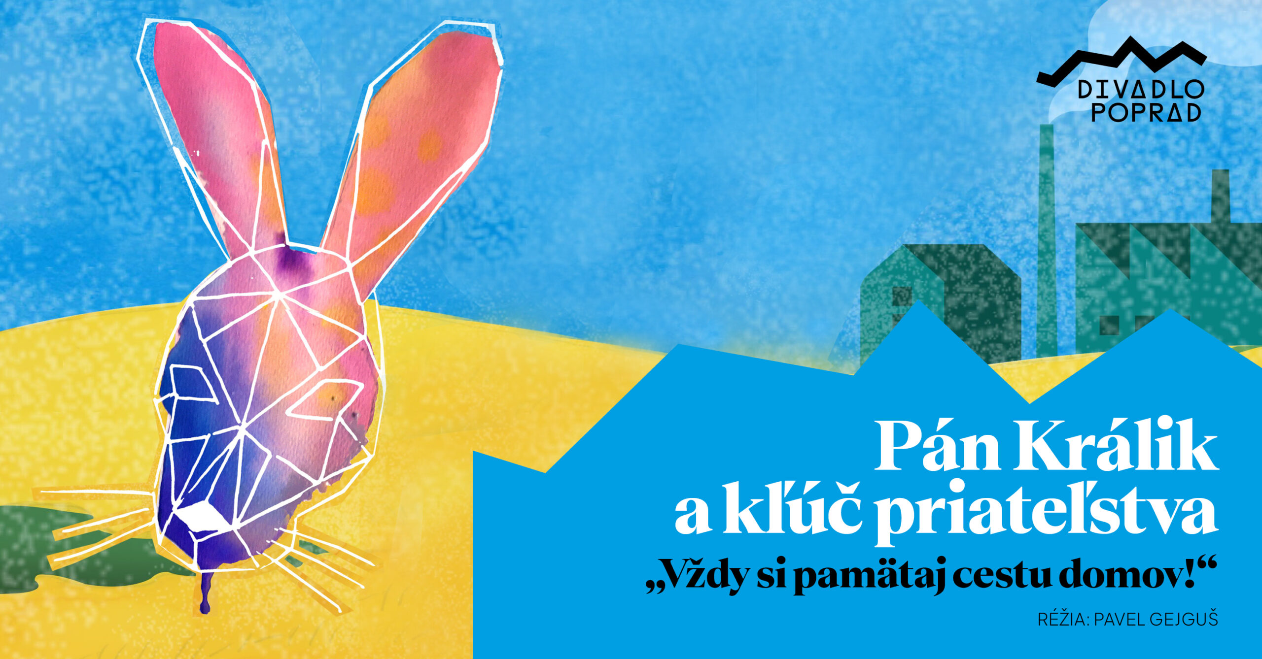 Plagát: Detské divadlo – Pán Králik a kľúč priateľstva
