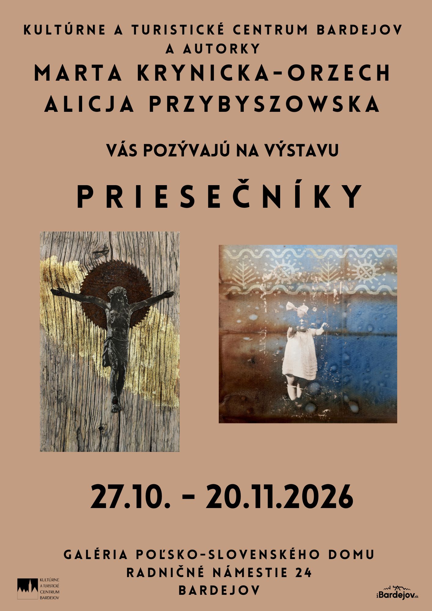 Plagát: Výstava „Priesečníky“